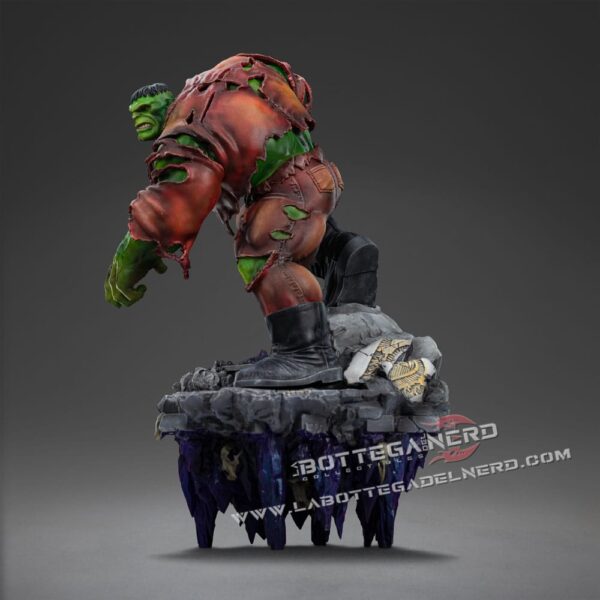 Marvel - Statue 1/10 Infinity Gauntlet Hulk Diorama Deluxe 32cm - immagine 4