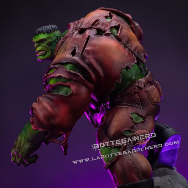 Marvel - Statue 1/10 Infinity Gauntlet Hulk Diorama Deluxe 32cm - immagine 7