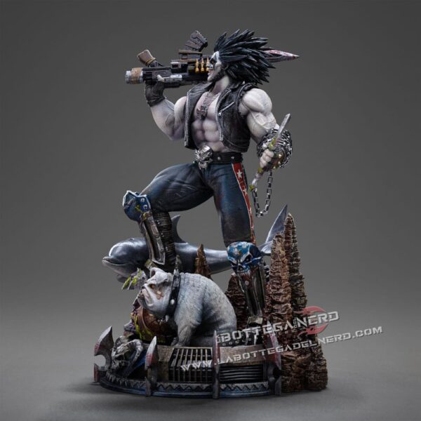 DC Comics - Art Scale Statue 1/10 Lobo Unleashed 24cm - immagine 6