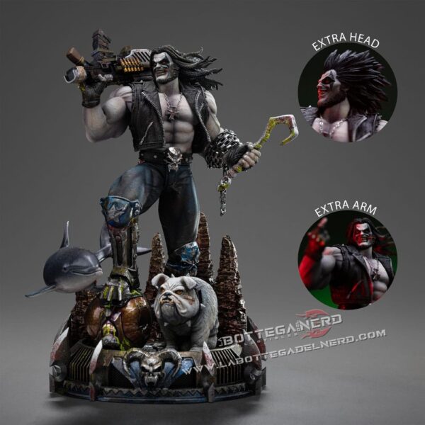 DC Comics - Art Scale Statue 1/10 Lobo Unleashed 24cm - immagine 4