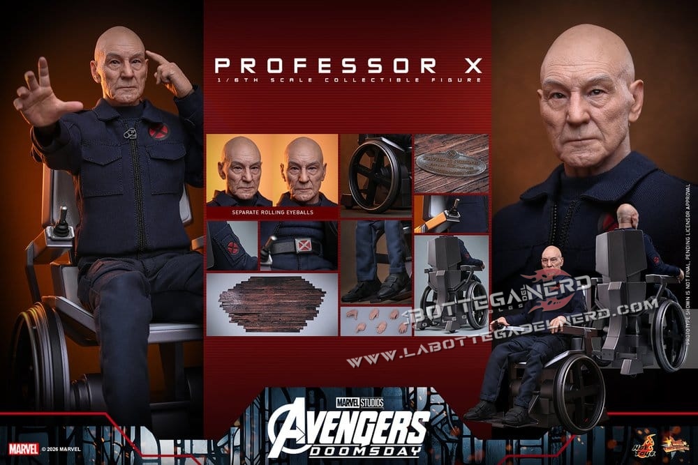 Avengers: Doomsday - Action Figure 1/6 Professor X 25cm - immagine 10