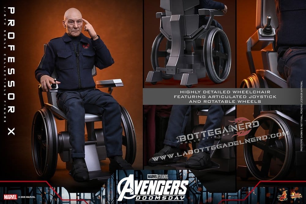 Avengers: Doomsday - Action Figure 1/6 Professor X 25cm - immagine 9