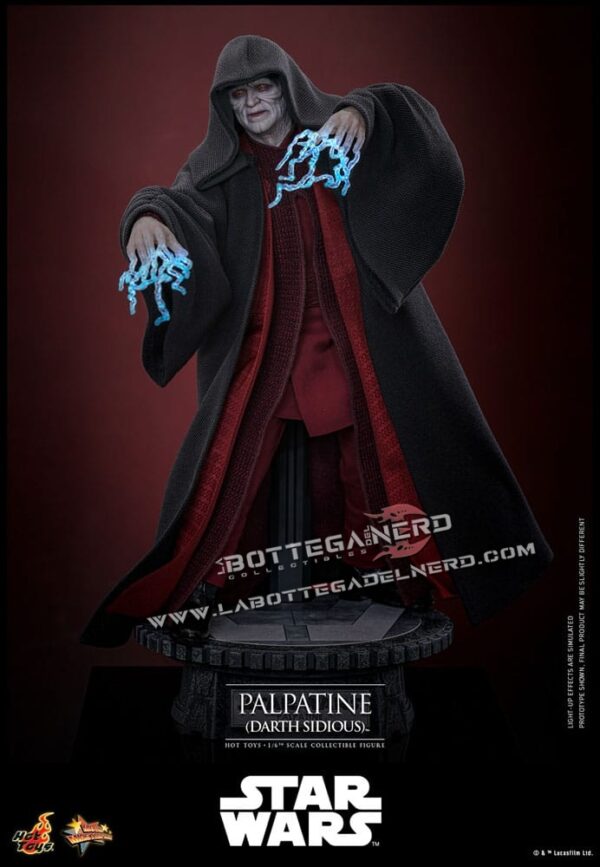 Star Wars: Episode III - Action Figure 1/6 Palpatine (Darth Sidious) 29cm - immagine 6