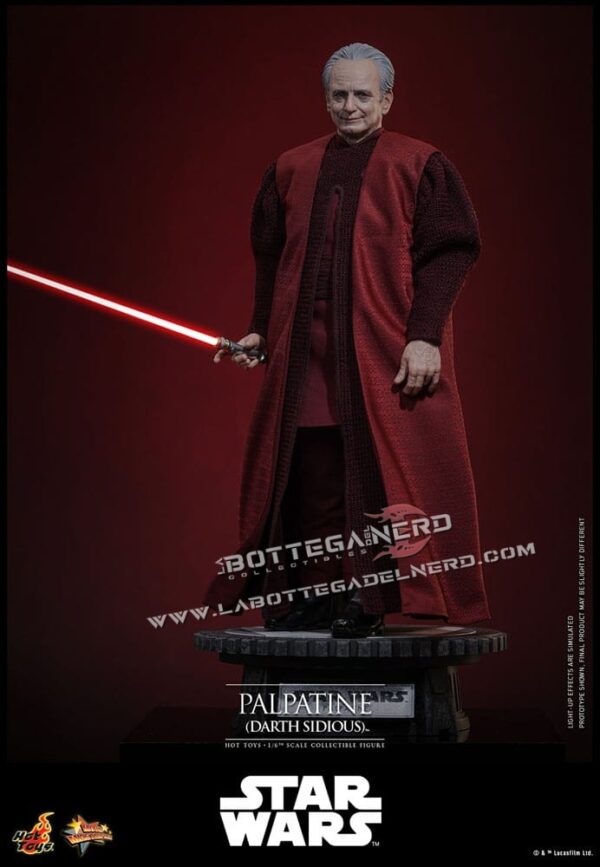 Star Wars: Episode III - Action Figure 1/6 Palpatine (Darth Sidious) 29cm - immagine 3