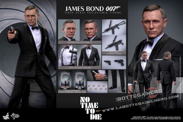 007 No Time to Die Movie - Action Figure 1/6 James Bond 30cm - immagine 11