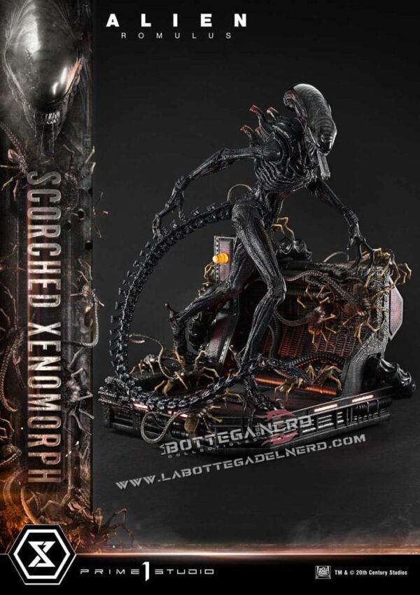 Alien: Romulus - XL Statue 1/3 Scorched Xenomorph 98cm - immagine 2