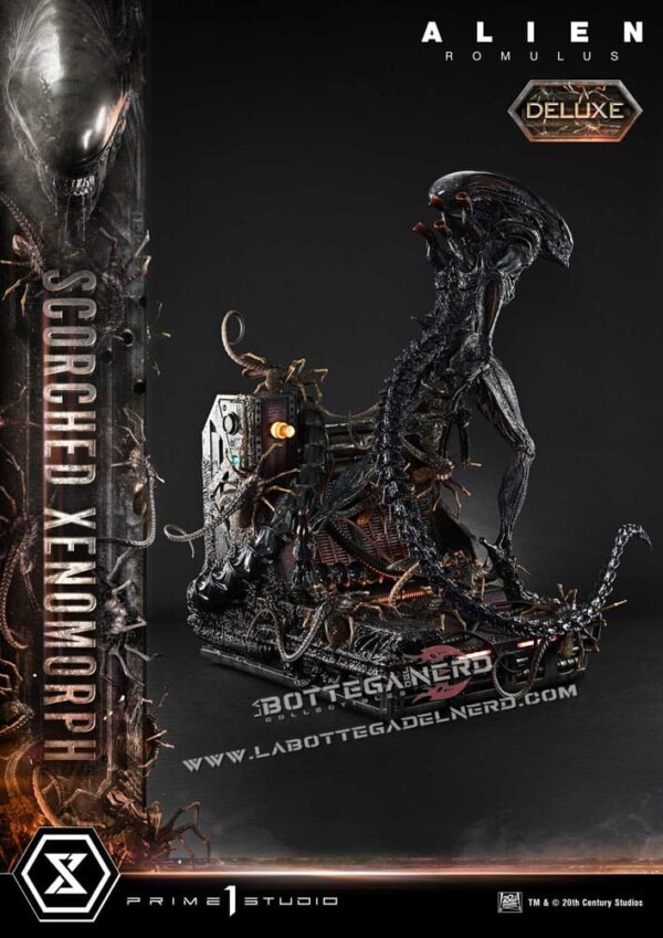 Alien: Romulus - XL Statue 1/3 Scorched Xenomorph Bonus Deluxe 98cm - immagine 12