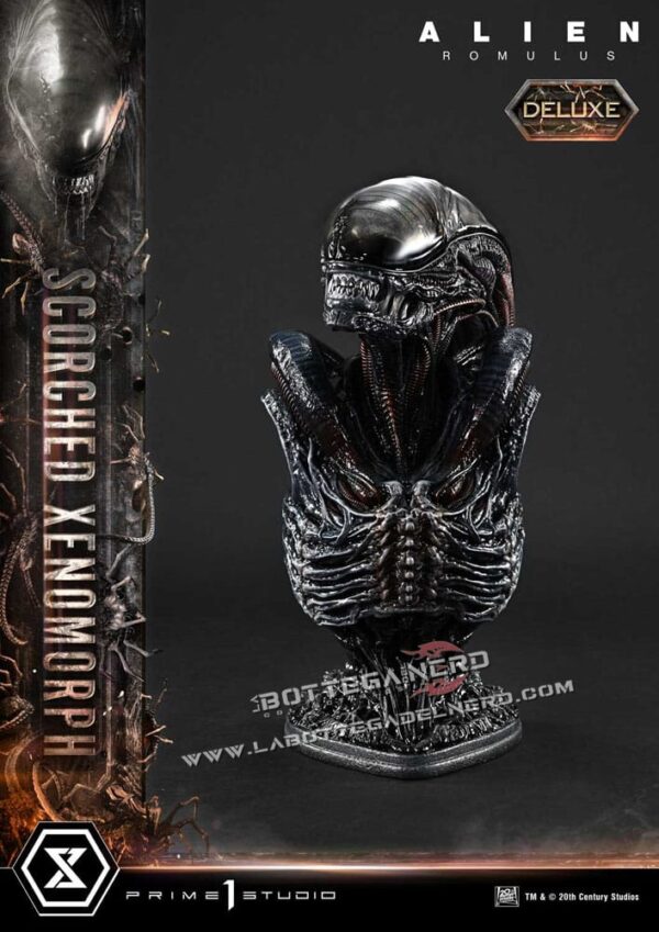 Alien: Romulus - XL Statue 1/3 Scorched Xenomorph Bonus Deluxe 98cm - immagine 13