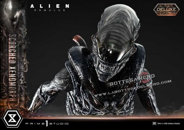 Alien: Romulus - XL Statue 1/3 Scorched Xenomorph Bonus Deluxe 98cm - immagine 9