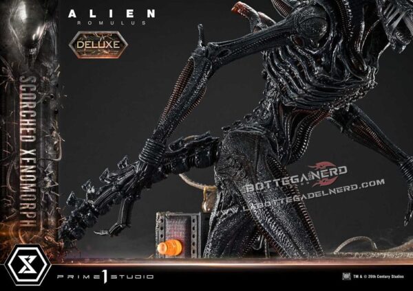 Alien: Romulus - XL Statue 1/3 Scorched Xenomorph Bonus Deluxe 98cm - immagine 8