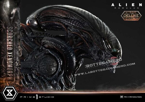 Alien: Romulus - XL Statue 1/3 Scorched Xenomorph Bonus Deluxe 98cm - immagine 6