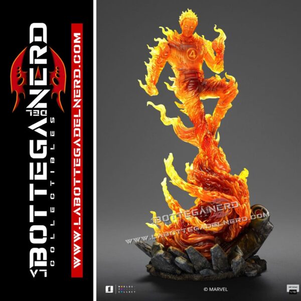 Fantastic Four - Art Scale Statue 1/10 Human Torch 30cm