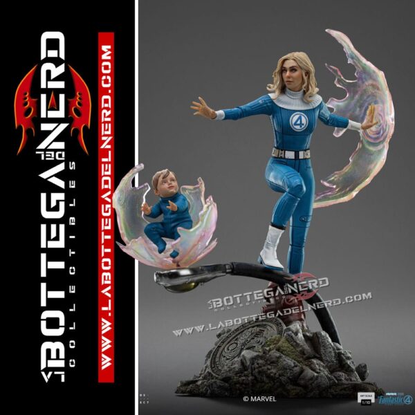 Fantastic Four - Statue 1/10 Invisible Woman and Franklin 28cm