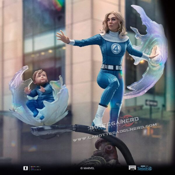 Fantastic Four - Statue 1/10 Invisible Woman and Franklin 28cm - immagine 5