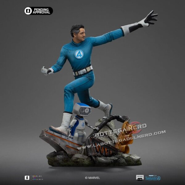 Fantastic Four - Statue 1/10 Mr. Fantastic and H.E.R.B.I.E 26cm - immagine 3