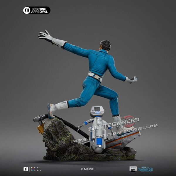 Fantastic Four - Statue 1/10 Mr. Fantastic and H.E.R.B.I.E 26cm - immagine 5