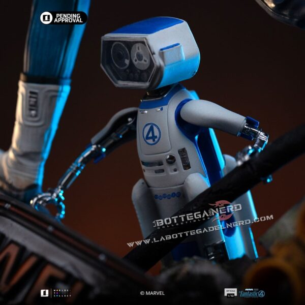 Fantastic Four - Statue 1/10 Mr. Fantastic and H.E.R.B.I.E 26cm - immagine 8