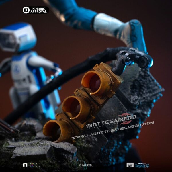 Fantastic Four - Statue 1/10 Mr. Fantastic and H.E.R.B.I.E 26cm - immagine 9