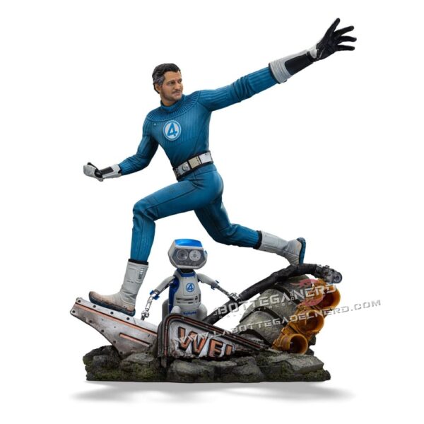 Fantastic Four - Statue 1/10 Mr. Fantastic and H.E.R.B.I.E 26cm