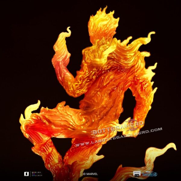 Fantastic Four - Art Scale Statue 1/10 Human Torch 30cm - immagine 7