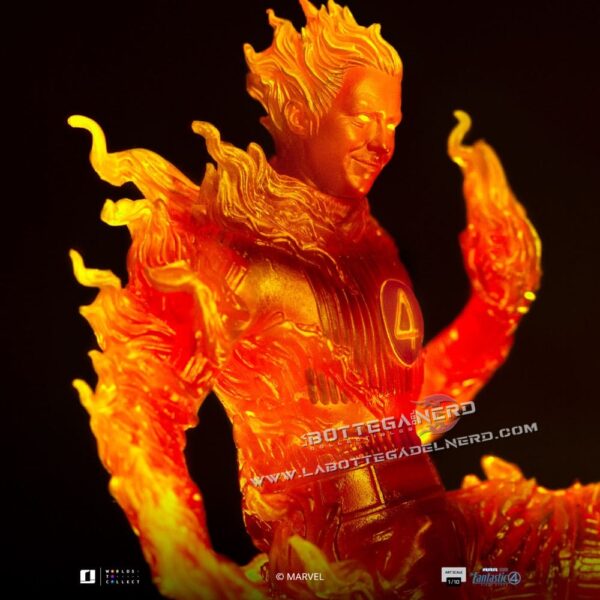 Fantastic Four - Art Scale Statue 1/10 Human Torch 30cm - immagine 6