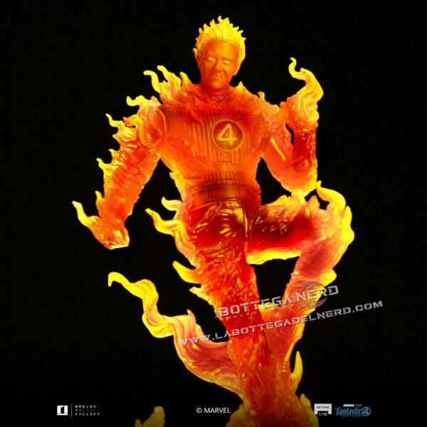 Fantastic Four - Art Scale Statue 1/10 Human Torch 30cm - immagine 5