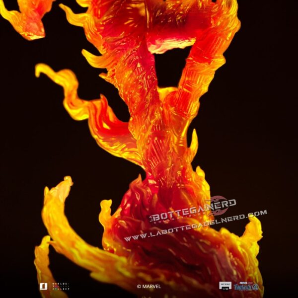Fantastic Four - Art Scale Statue 1/10 Human Torch 30cm - immagine 8