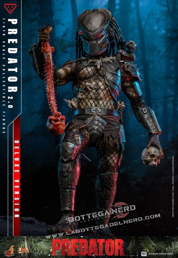 Predator - Action Figure 1/6 Predator (2.0) Deluxe 34cm - immagine 9