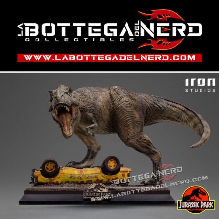 Jurassic Park - Icons Statue T-Rex Attack 23cm