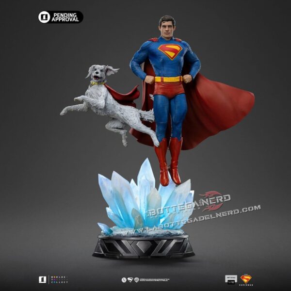 Superman Legacy - Art Scale Statue 1/10 Superman & Krypto 32cm - immagine 2