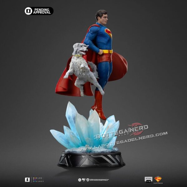 Superman Legacy - Art Scale Statue 1/10 Superman & Krypto 32cm - immagine 3