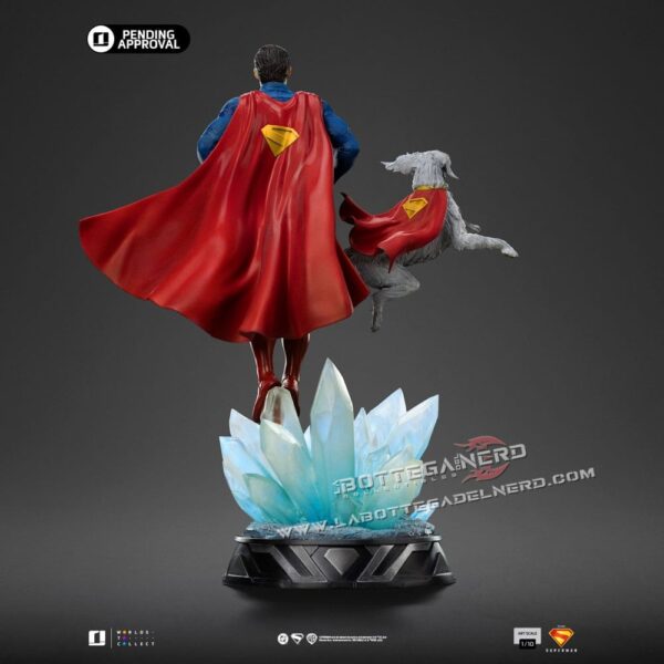 Superman Legacy - Art Scale Statue 1/10 Superman & Krypto 32cm - immagine 4