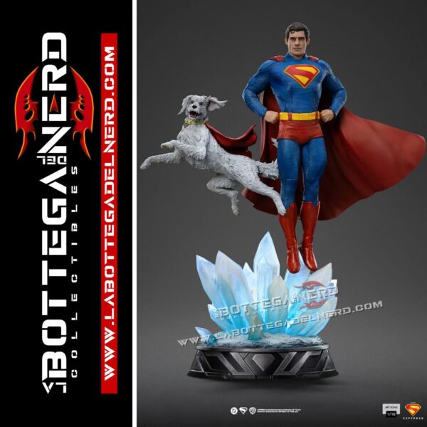 Superman Legacy - Statue 1/10 Superman & Krypto 32cm