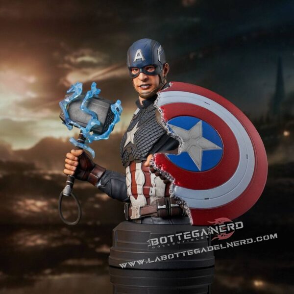 MARVEL Avengers: Endgame - Bust 1/6 Captain America 16cm - immagine 3