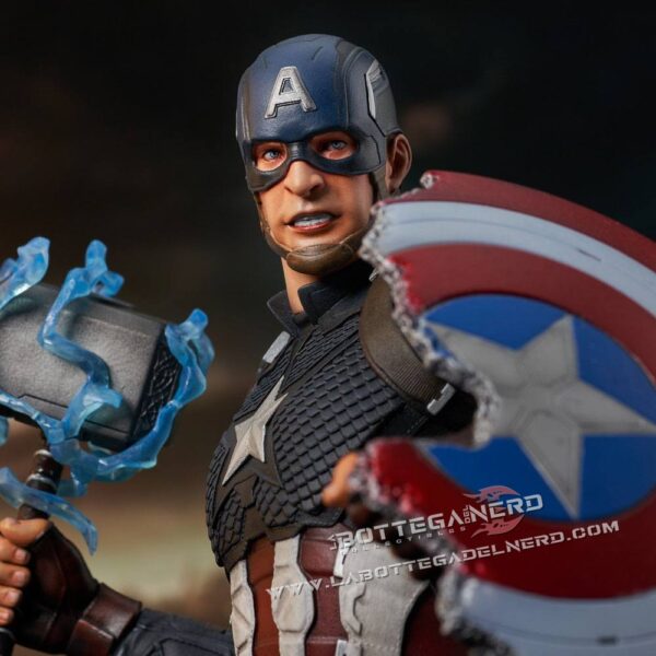 MARVEL Avengers: Endgame - Bust 1/6 Captain America 16cm - immagine 2