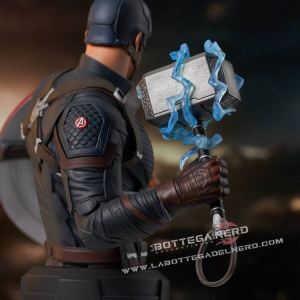 MARVEL Avengers: Endgame - Bust 1/6 Captain America 16cm - immagine 6