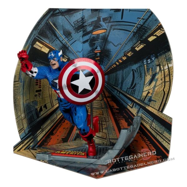 Marvel - PVC Statue 1/10 Captain America #100 15cm