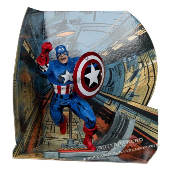 Marvel - PVC Statue 1/10 Captain America #100 15cm - immagine 3