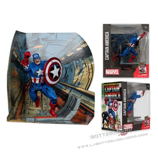 Marvel - PVC Statue 1/10 Captain America #100 15cm - immagine 4