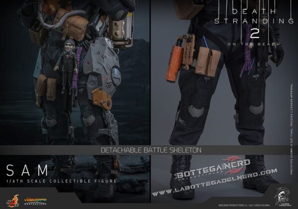 Death Stranding 2 - Masterpiece Action Figure 1/6 Sam 31cm - immagine 12