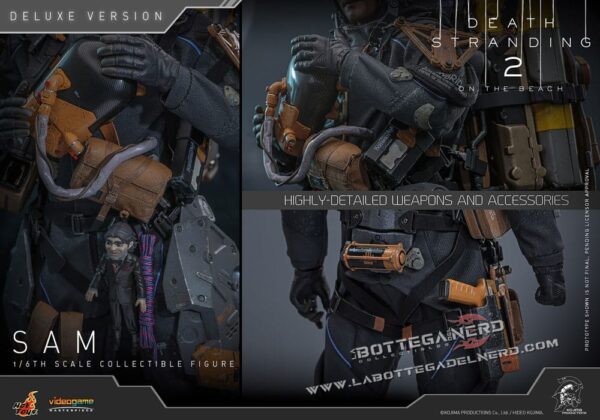 Death Stranding 2 - Masterpiece Action Figure 1/6 Sam Deluxe 31cm - immagine 17