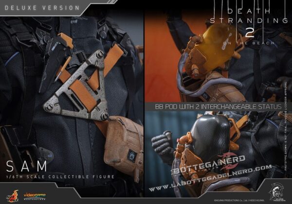 Death Stranding 2 - Masterpiece Action Figure 1/6 Sam Deluxe 31cm - immagine 18