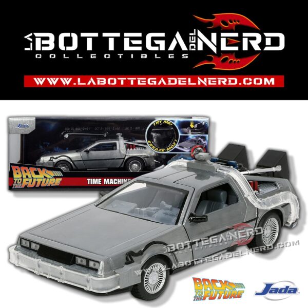 Back to the Future - Diecast Delorean 1/24 Time Machine Model 1