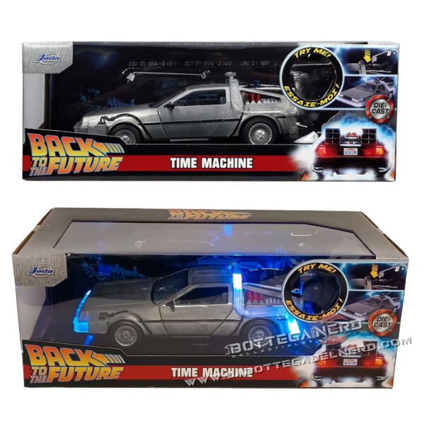 Back to the Future - Diecast Delorean 1/24 Time Machine Model 1 - immagine 7