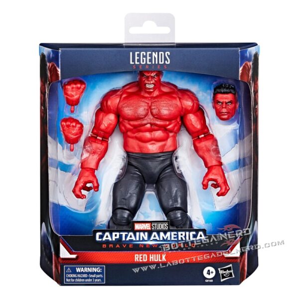 Captain America: Brave New World - Action Figure Red Hulk 22cm - immagine 7