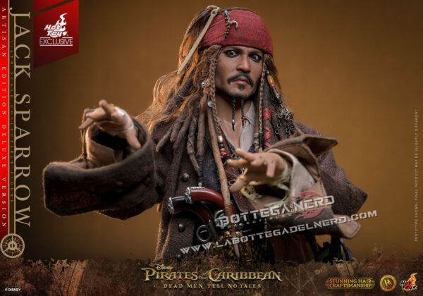 Pirates of the Caribbean - Jack Sparrow Action Figure Artisan edition 30cm - immagine 4