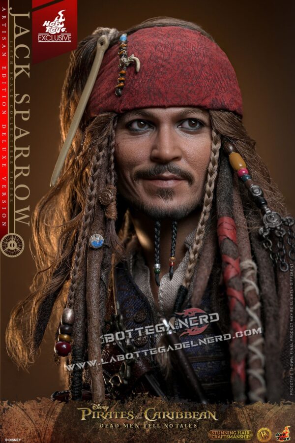 Pirates of the Caribbean - Jack Sparrow Action Figure Artisan edition 30cm - immagine 2