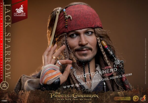 Pirates of the Caribbean - Jack Sparrow Action Figure Artisan edition 30cm - immagine 3