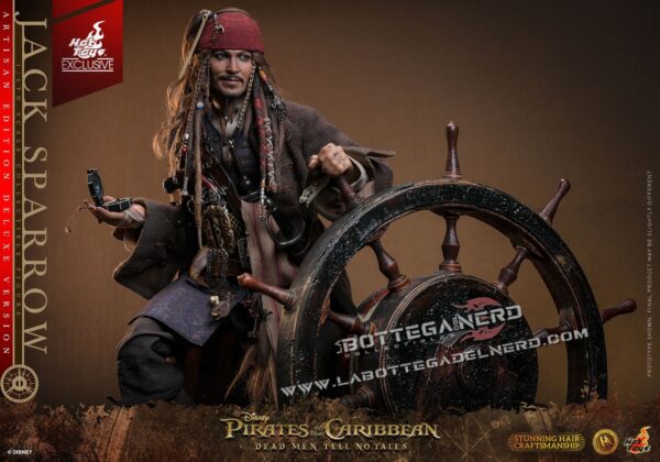 Pirates of the Caribbean - Jack Sparrow Action Figure Artisan edition 30cm - immagine 11