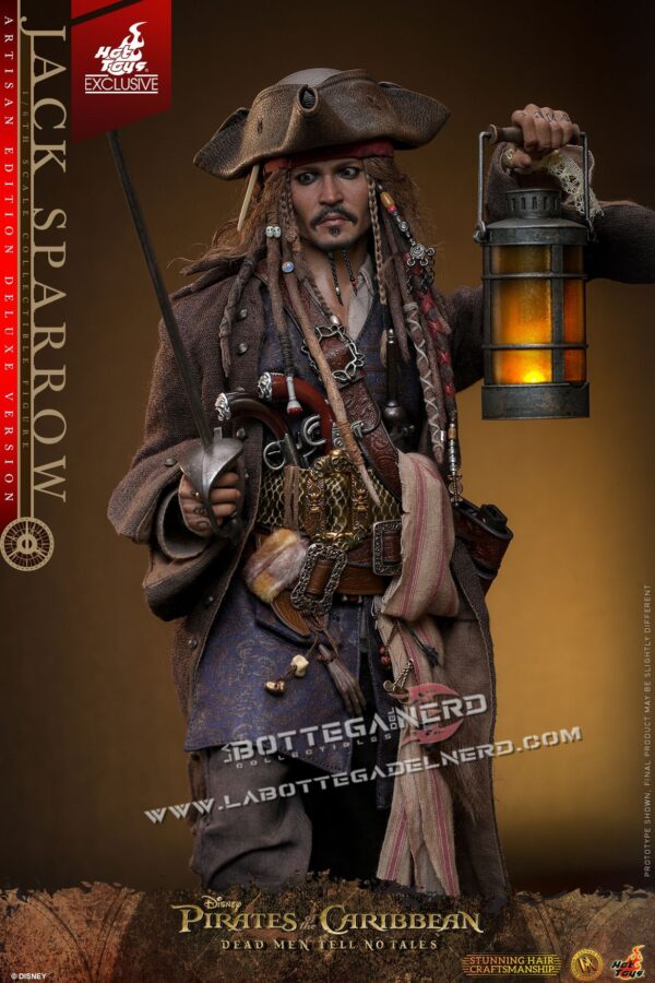 Pirates of the Caribbean - Jack Sparrow Action Figure Artisan edition 30cm - immagine 8